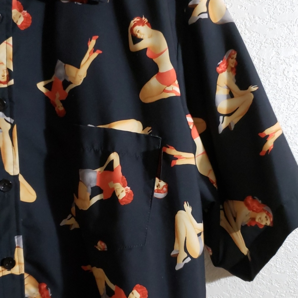 Men's 2XL sleeve button shirt - Picture 2 of 4